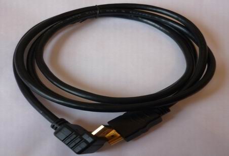 HDMI Kabel 3m High Speed with Ethernet A-Stecker 3D FULL HD TV 270° gewinkelt