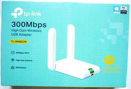 TL-WN822N  TP-LINK 300 MBPS HIGH GAIN WIRLESS USB ADAPTER